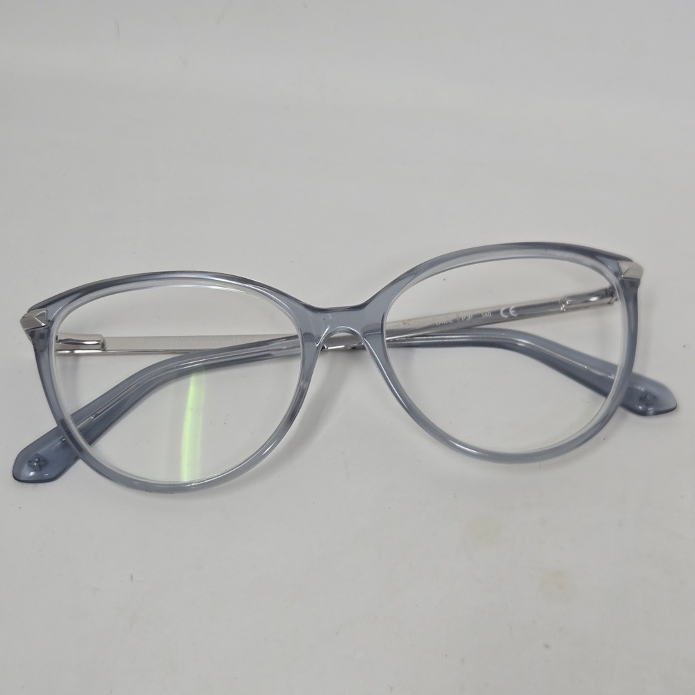 Kate Spade Laval PJP Eyeglasses Blue Grey Silver Cat Eye Frames 54-16-140